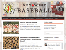 Tablet Screenshot of keywestbaseball.com